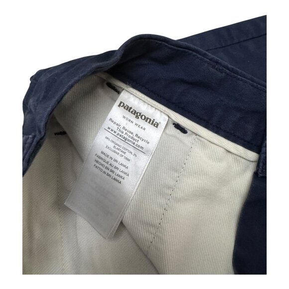 PATAGONIA NENA Pants navy Blue Casual Outdoor Capri Ankle Pants Womens 28" - Picture 5 of 7